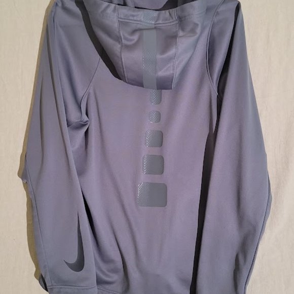 Gray Nike Dry Fit Zip Up Hoodie - Picture 2 of 5